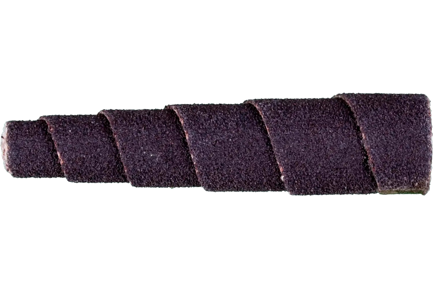 Picture of Pferd Cartridge Roll, 1/2" x 2, 1/8" Arbor, Tapered shape, 120 Grit, Aluminum oxide